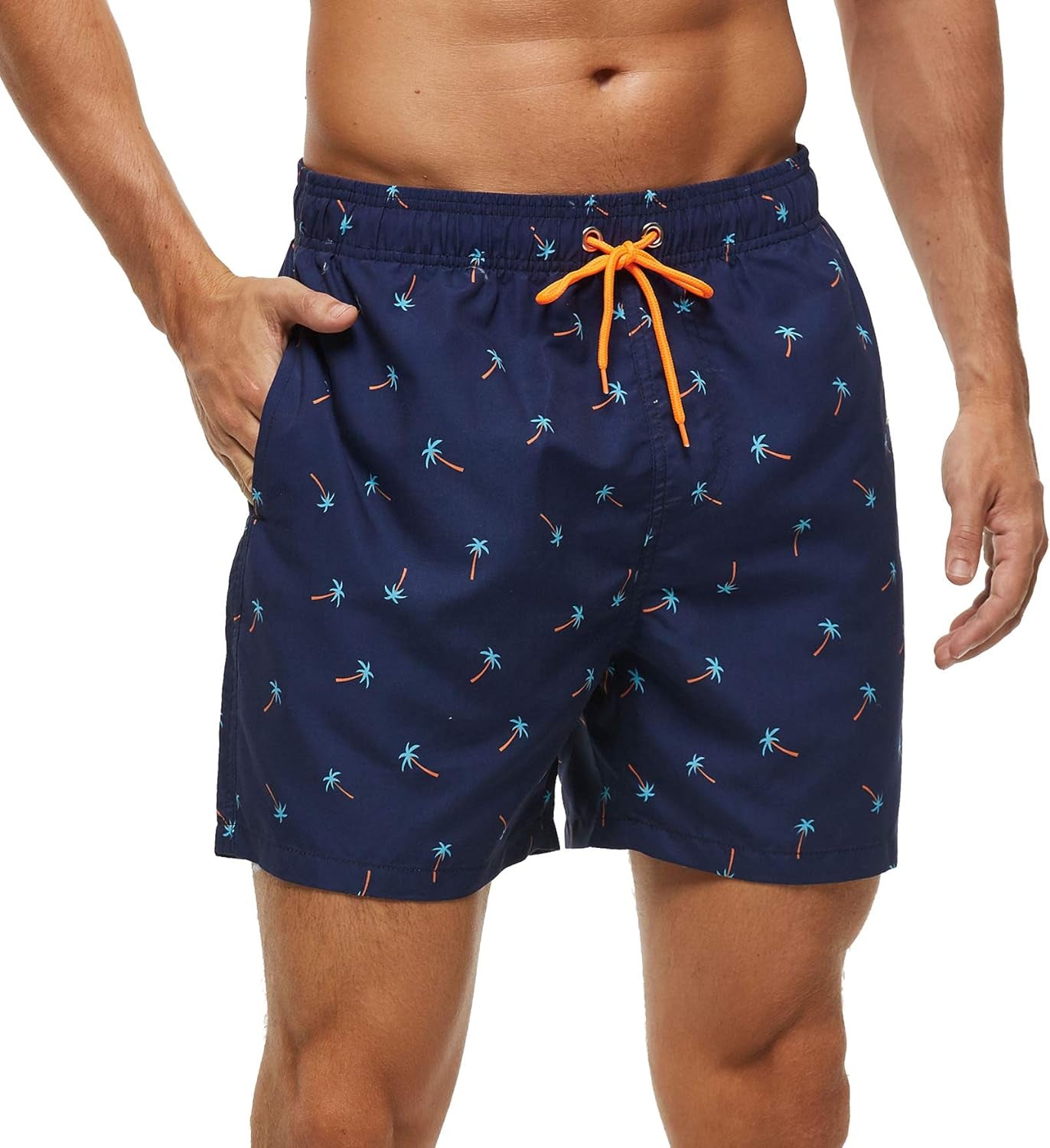 Men'S Swim Trunks Quick Dry Shorts with Pockets