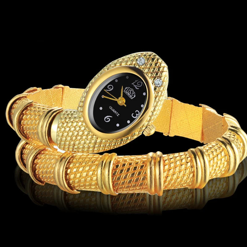 Women'S Snake Watch Women Watches Luxury Gold Women'S Watches Fashion Ladies Watch Clock Reloj Mujer Montre Femme